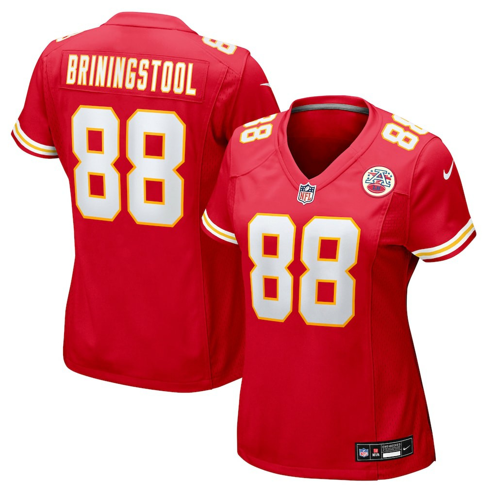 Jake Briningstool Kansas City Chiefs Women's Team Game Jersey - Red - Nike