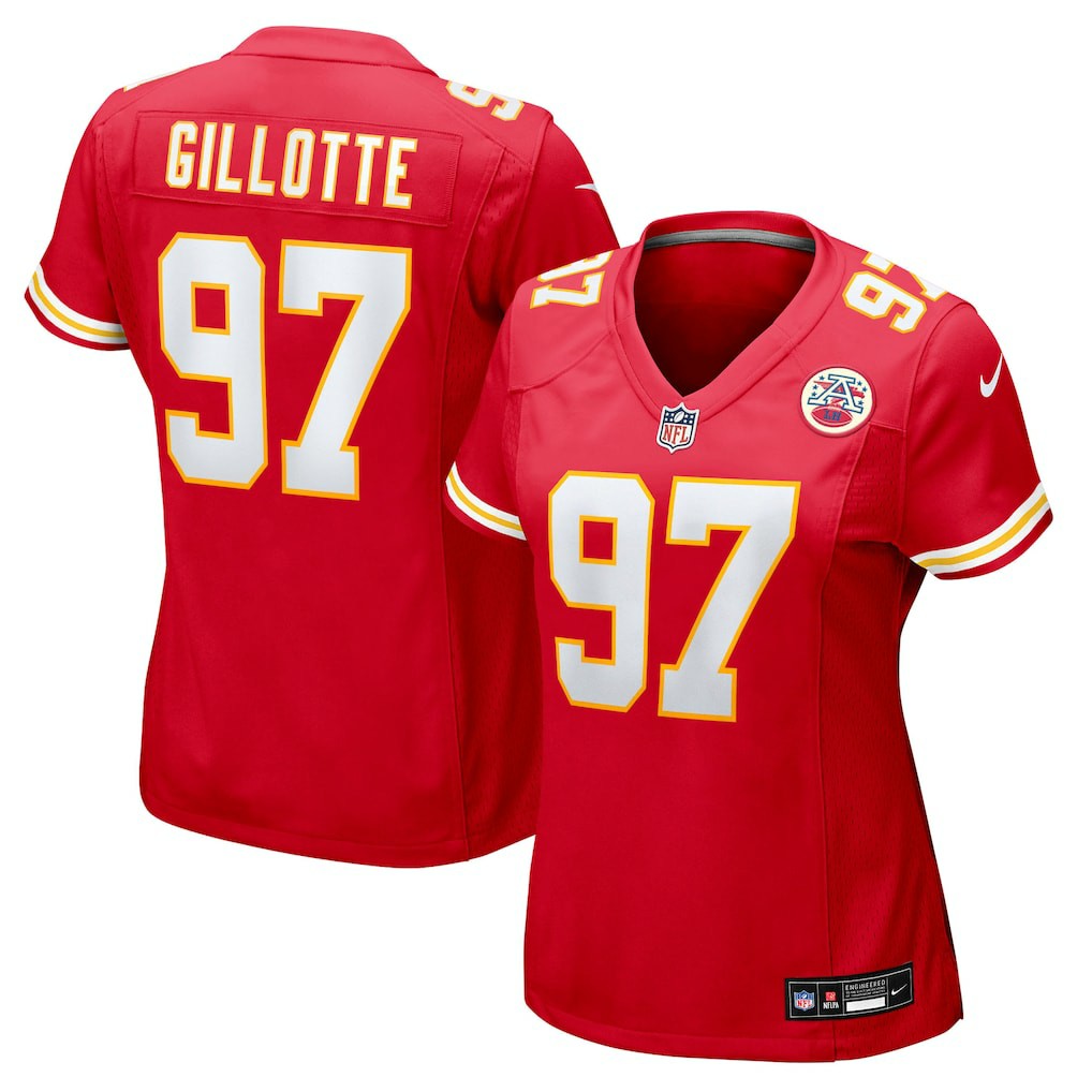Ashton Gillotte Kansas City Chiefs Women's Team Game Jersey - Red - Nike