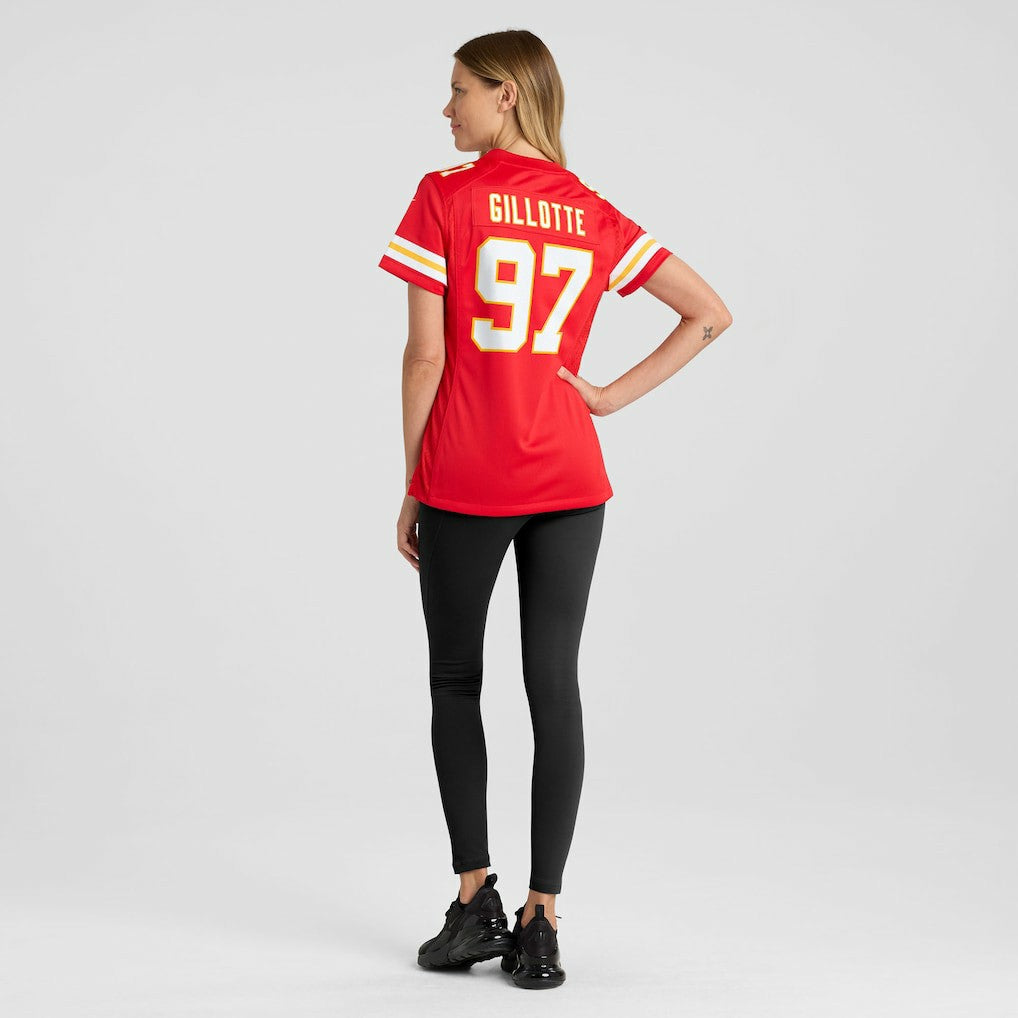 Ashton Gillotte Kansas City Chiefs Women's Team Game Jersey - Red - Nike