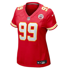 Jerry Tillery Kansas City Chiefs Women's Team Game Jersey - Red - Nike