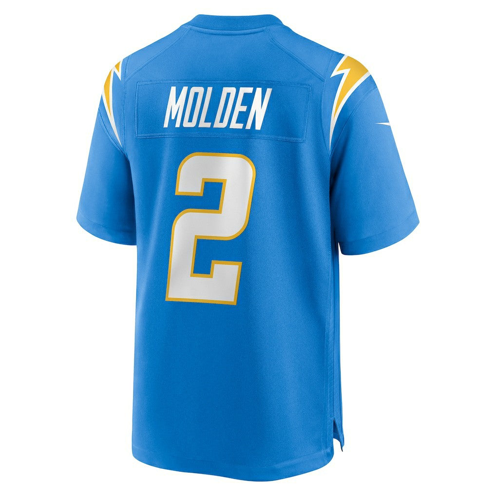 Elijah Molden Los Angeles Chargers Team Game Jersey - Powder Blue - Nike