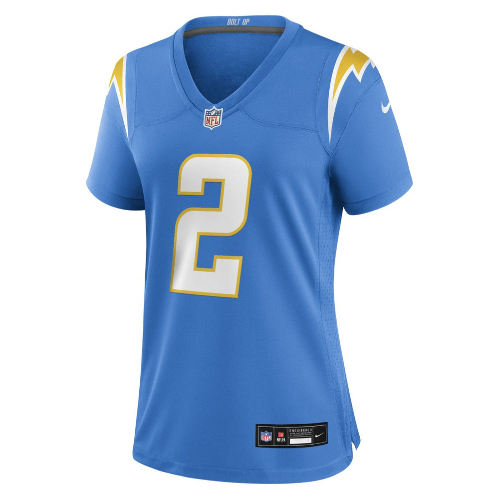 Elijah Molden Los Angeles Chargers Women's Team Game Jersey - Powder Blue - Nike