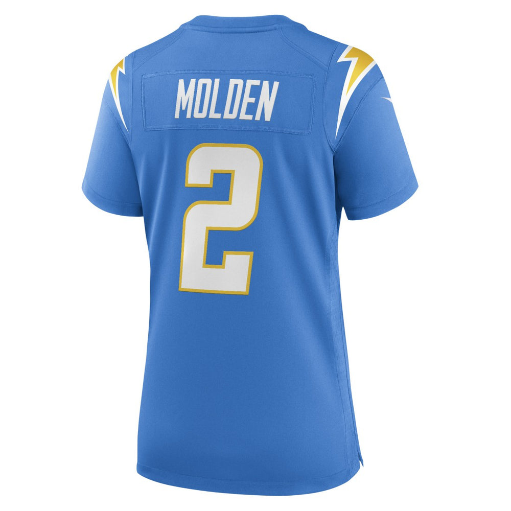 Elijah Molden Los Angeles Chargers Women's Team Game Jersey - Powder Blue - Nike