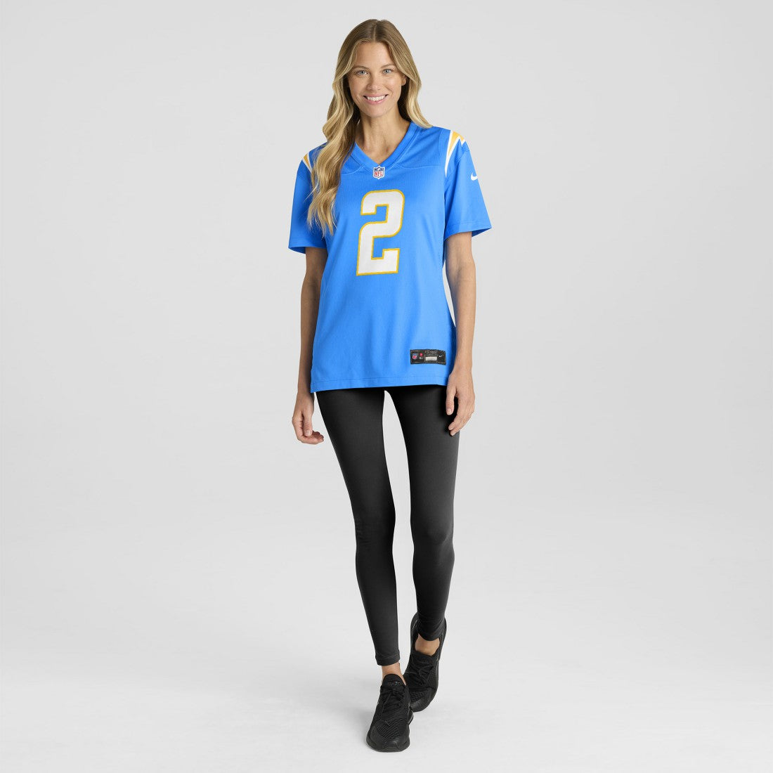 Elijah Molden Los Angeles Chargers Women's Team Game Jersey - Powder Blue - Nike