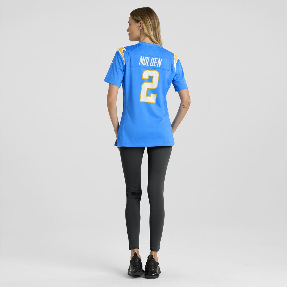 Elijah Molden Los Angeles Chargers Women's Team Game Jersey - Powder Blue - Nike
