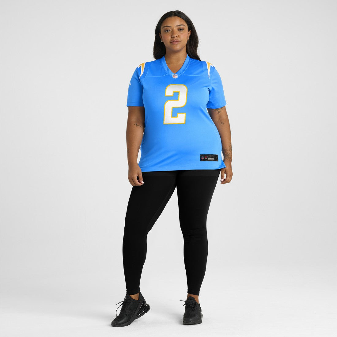 Elijah Molden Los Angeles Chargers Women's Team Game Jersey - Powder Blue - Nike