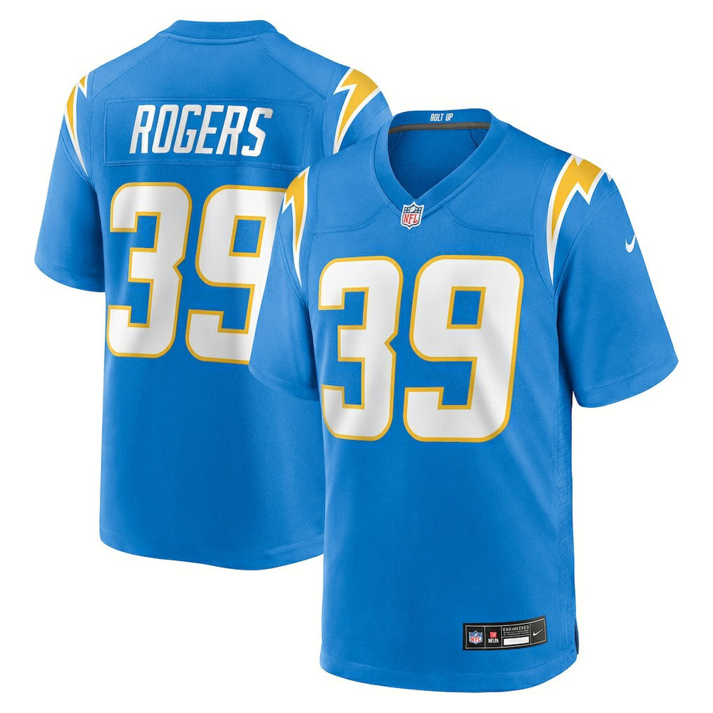 Eric Rogers Los Angeles Chargers Team Game Jersey - Powder Blue - Nike