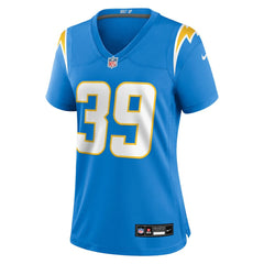 Eric Rogers Los Angeles Chargers Women's Team Game Jersey - Powder Blue - Nike