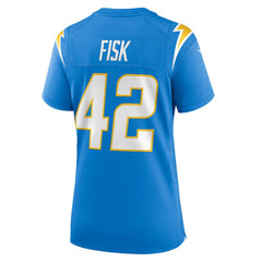 Tucker Fisk Los Angeles Chargers Women's Team Game Jersey - Powder Blue - Nike