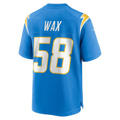 Marlowe Wax Los Angeles Chargers Team Game Jersey - Powder Blue - Nike