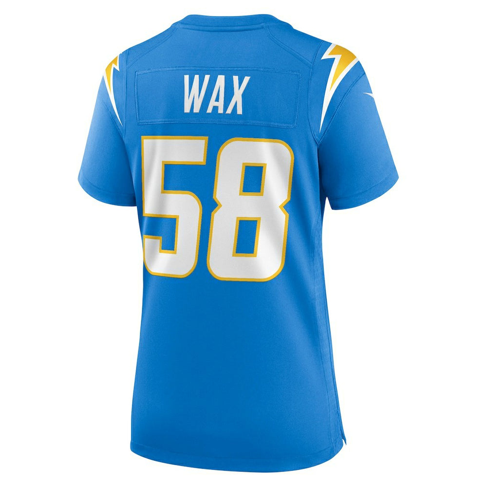 Marlowe Wax Los Angeles Chargers Women's Team Game Jersey - Powder Blue - Nike