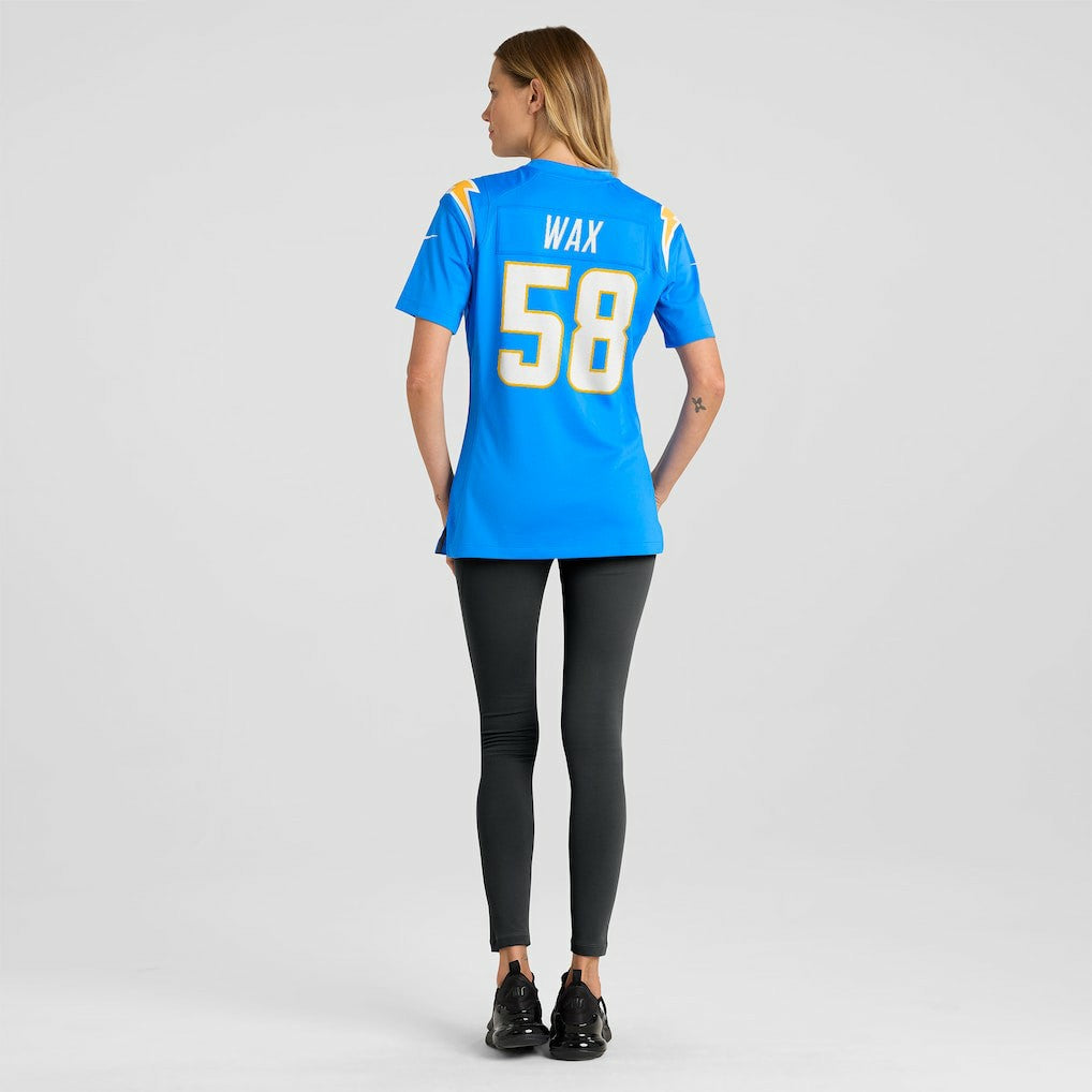 Marlowe Wax Los Angeles Chargers Women's Team Game Jersey - Powder Blue - Nike