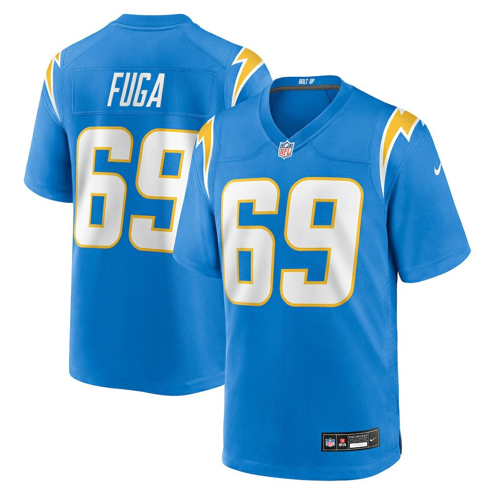 Josh Fuga Los Angeles Chargers Team Game Jersey - Powder Blue - Nike