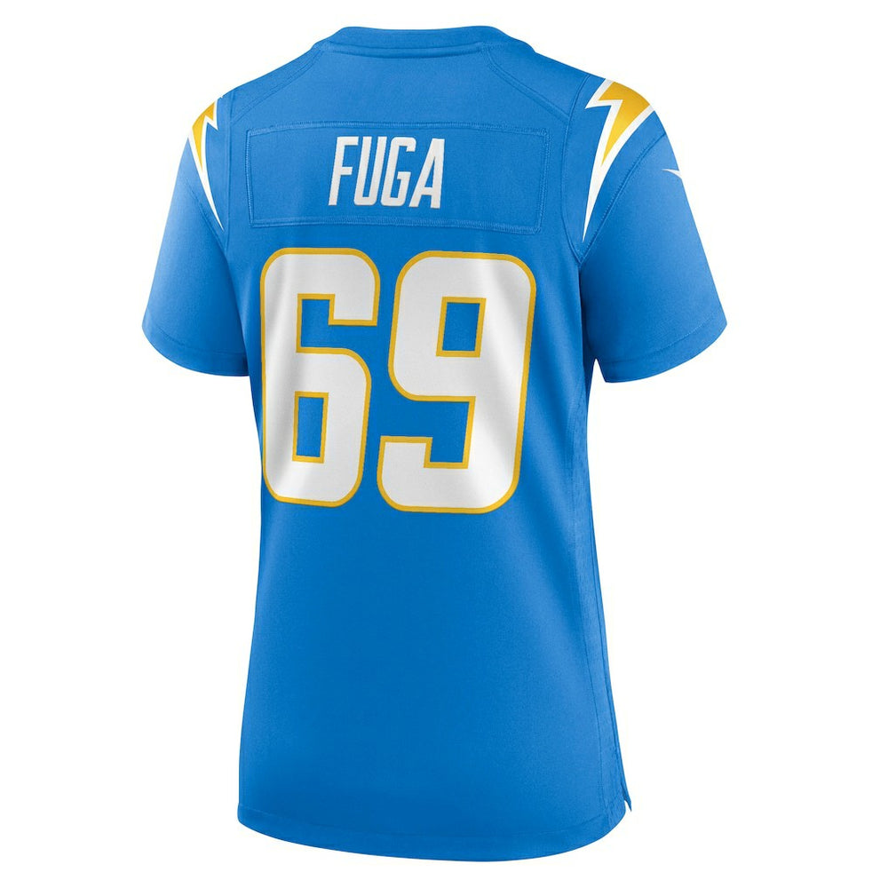 Josh Fuga Los Angeles Chargers Women's Team Game Jersey - Powder Blue - Nike