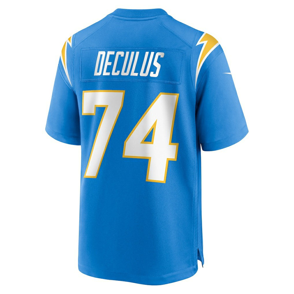 Austin Deculus Los Angeles Chargers Team Game Jersey - Powder Blue - Nike