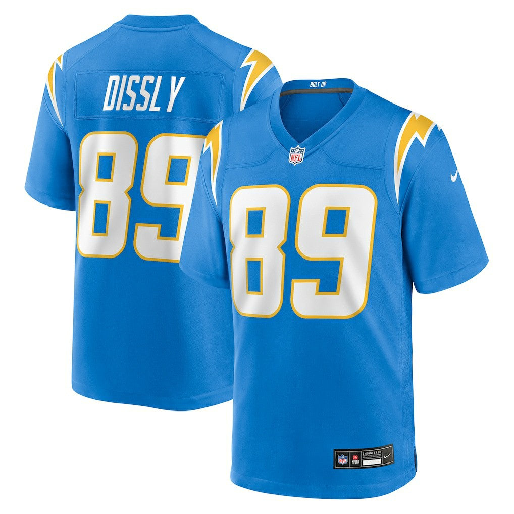 Will Dissly Los Angeles Chargers Team Game Jersey - Powder Blue - Nike