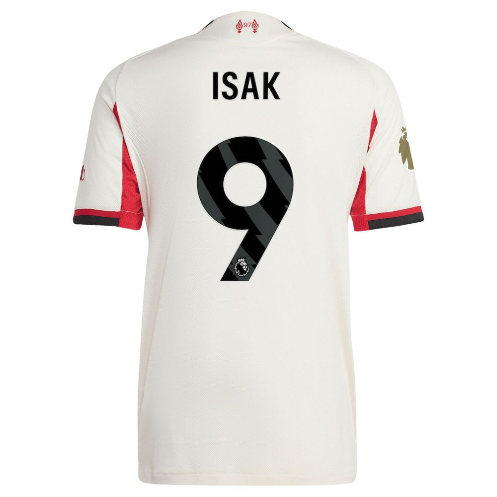 Adidas - Alexander Isak Liverpool 2025/26 Away Player Jersey - White