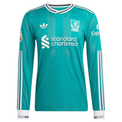 Adidas - Alexander Isak Liverpool 2025/26 Third Long Sleeve Player Jersey - Green