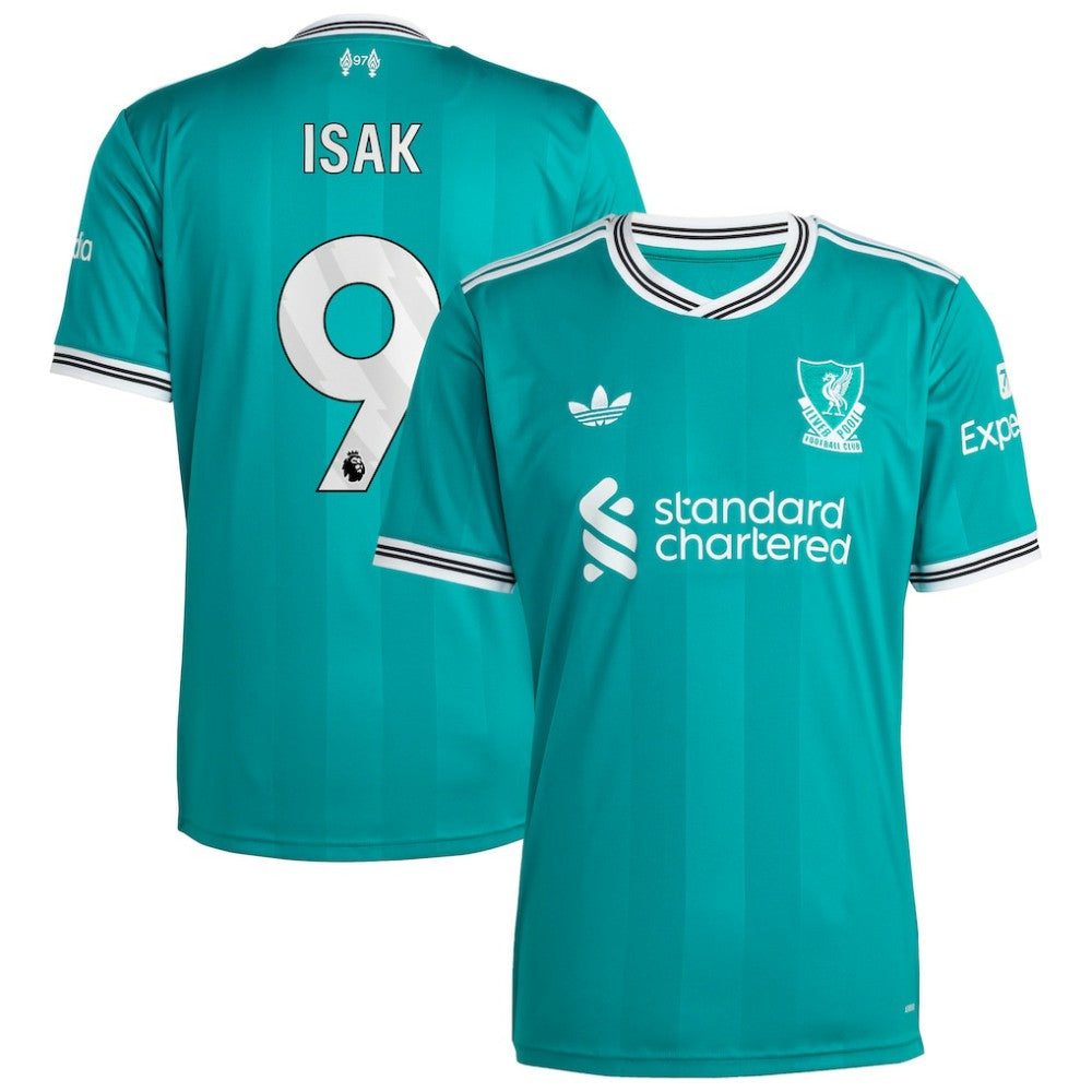 Adidas - Alexander Isak Liverpool 2025/26 Third Replica Player Jersey - Green