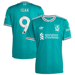Adidas - Alexander Isak Liverpool 2025/26 Third Replica Player Jersey - Green