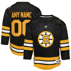 Boston Bruins Youth Home Custom Replica Jersey - Black | NHL near me