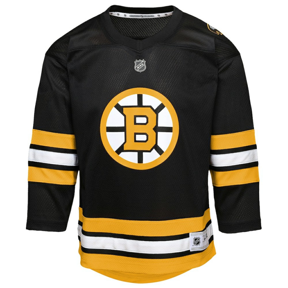 Boston Bruins Youth Home Custom Replica Jersey - Black | NHL near me