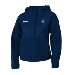 Houston Astros Columbia Women's Cloud Point Hooded Fleece Half-Snap Pullover Jacket Near Me