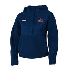 St. Louis Cardinals Columbia Women's Cloud Point Hooded Fleece Half-Snap Pullover Jacket Online