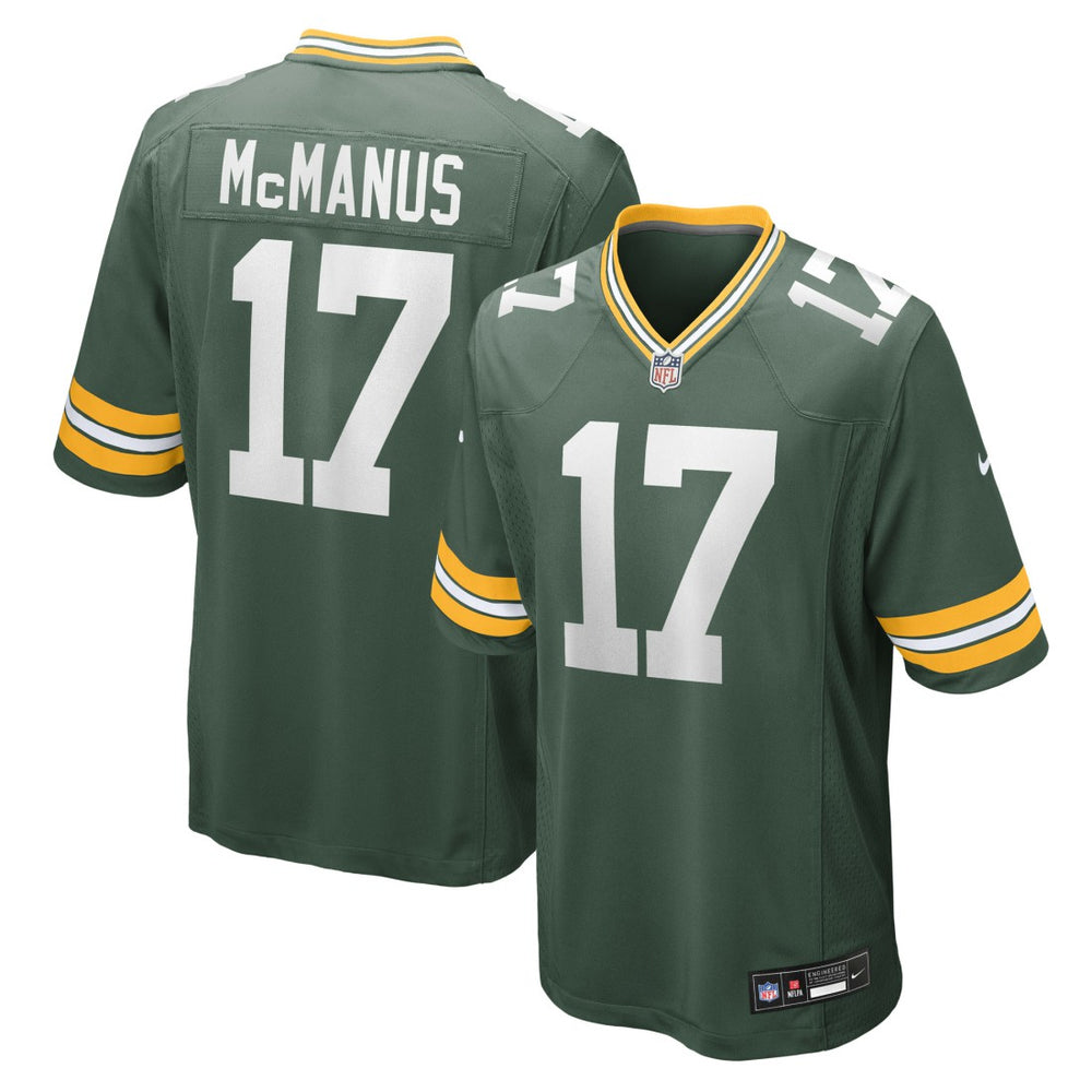 Brandon McManus Green Bay Packers Team Game Jersey - Green - Nike