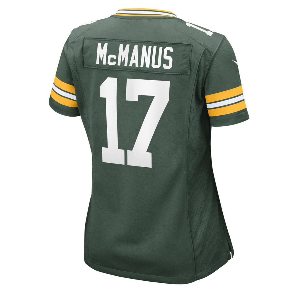 Brandon McManus Green Bay Packers Women's Team Game Jersey - Green - Nike