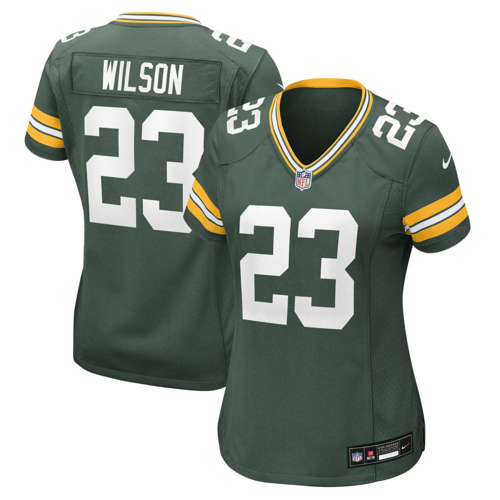 Emanuel Wilson Green Bay Packers Women's Team Game Jersey - Green - Nike