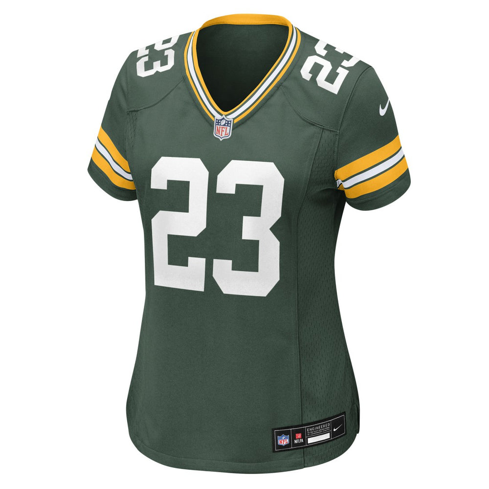 Emanuel Wilson Green Bay Packers Women's Team Game Jersey - Green - Nike