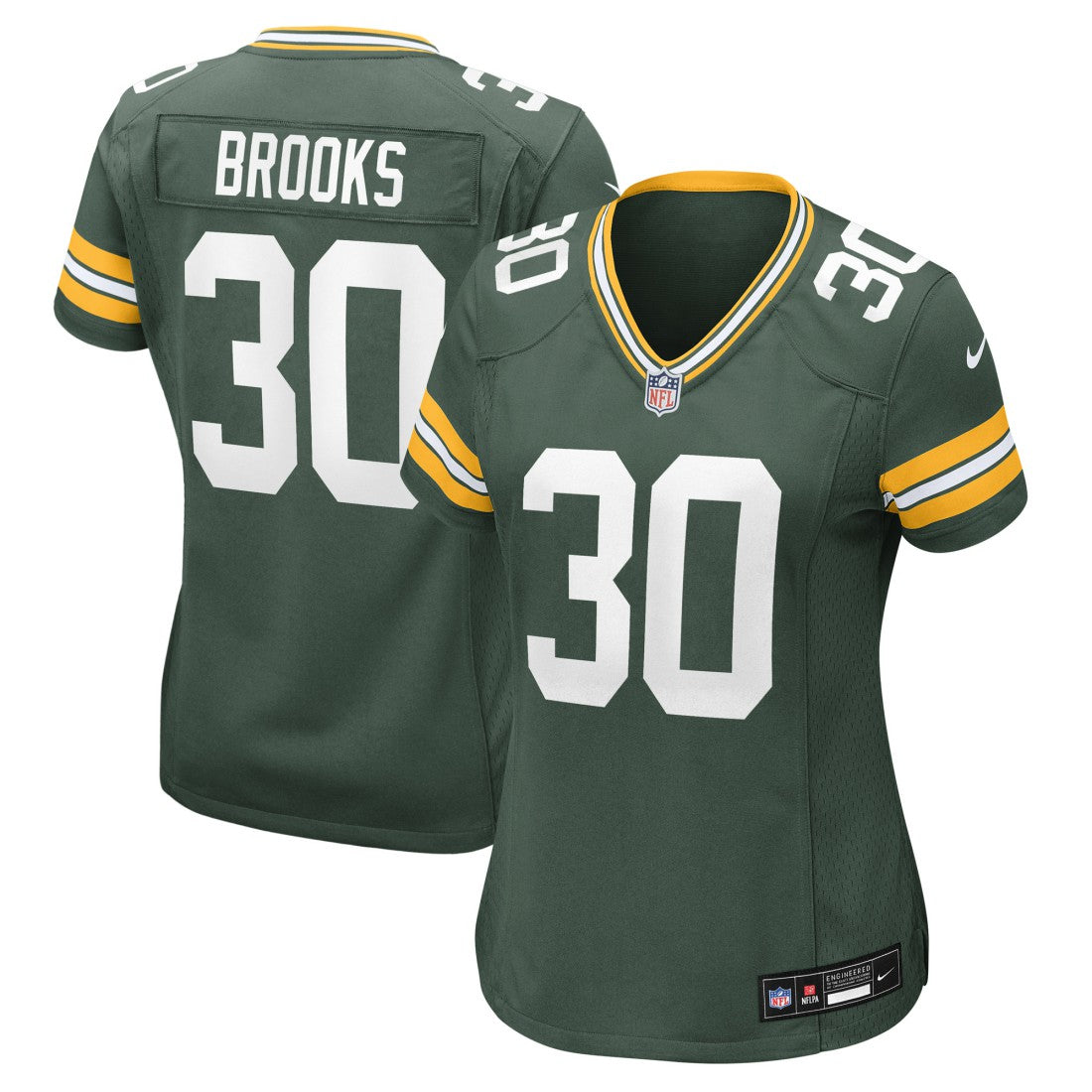 Chris Brooks Green Bay Packers Women's Team Game Jersey - Green - Nike