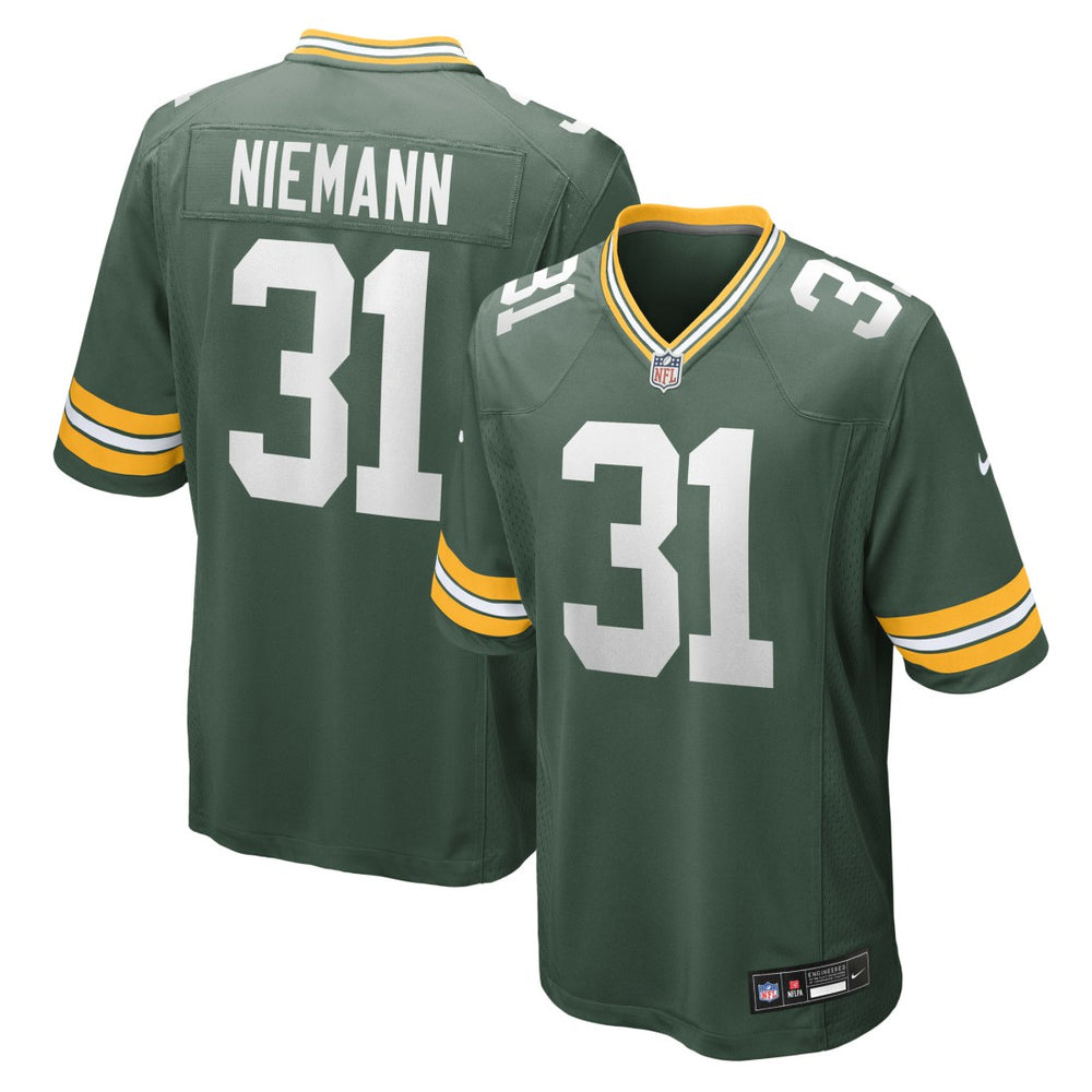 Nick Niemann Green Bay Packers Team Game Jersey - Green - Nike