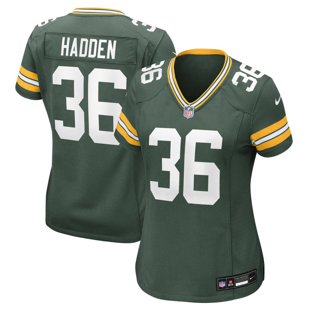 Kamal Hadden Green Bay Packers Women's Team Game Jersey - Green - Nike