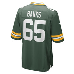 Aaron Banks Green Bay Packers Team Game Jersey - Green - Nike