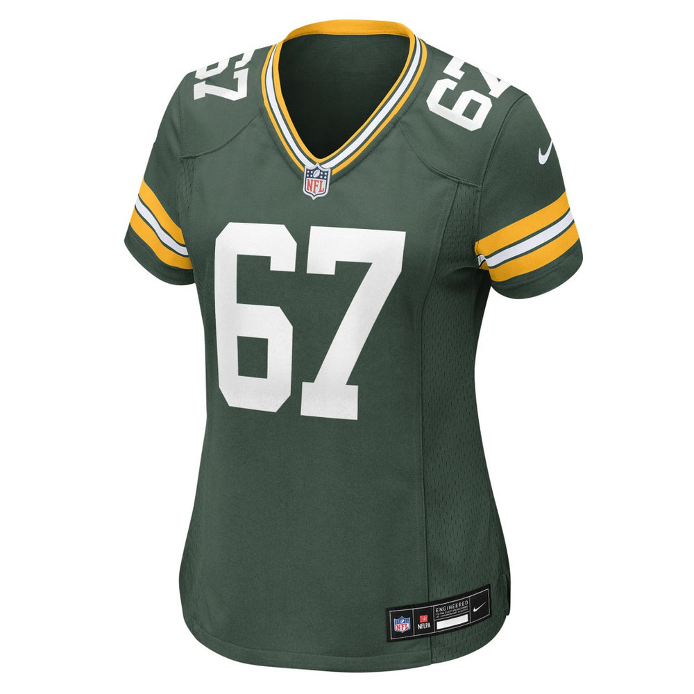 Donovan Jennings Green Bay Packers Women's Team Game Jersey - Green - Nike