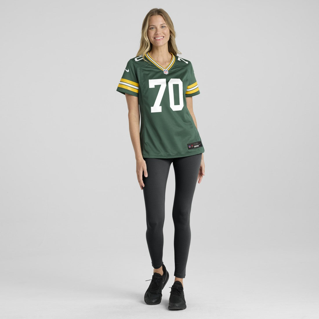 Darian Kinnard Green Bay Packers Women's Team Game Jersey - Green - Nike