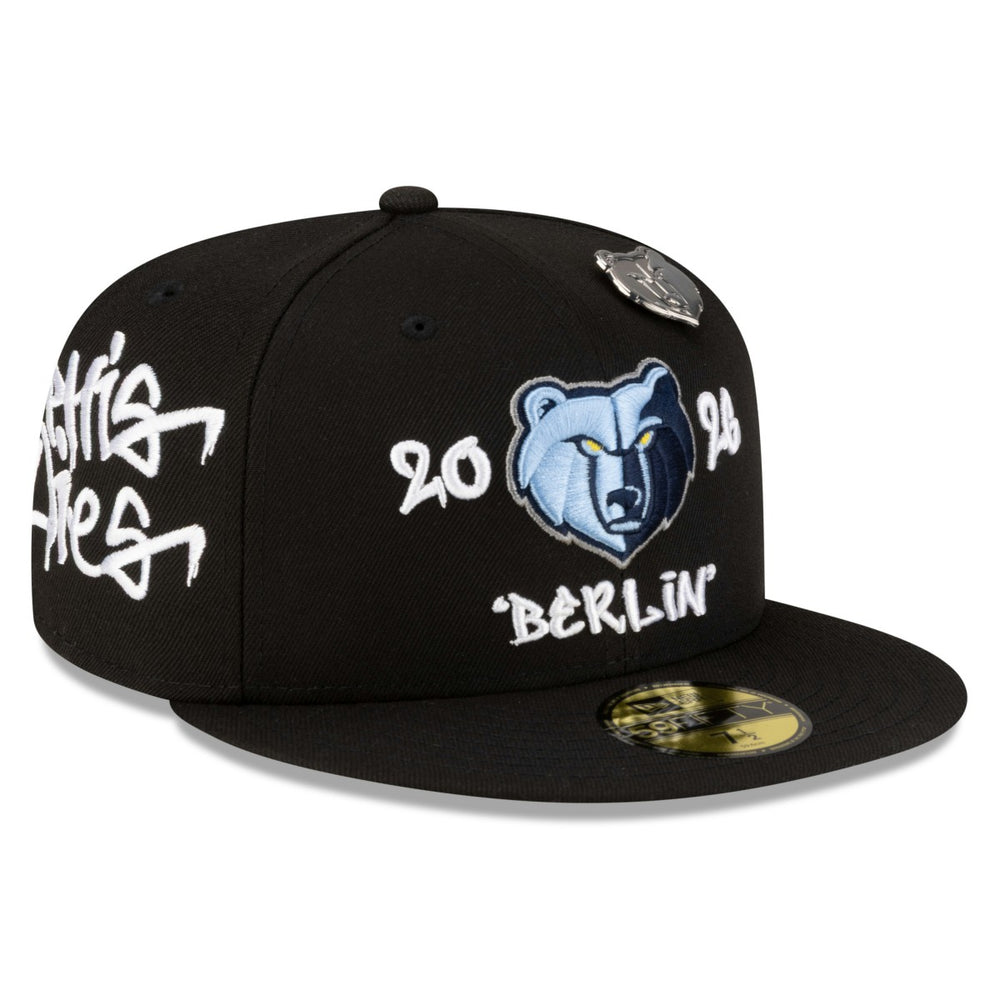 New Era Memphis Grizzlies 2026 NBA Global Games Berlin 59FIFTY Fitted Hat Black