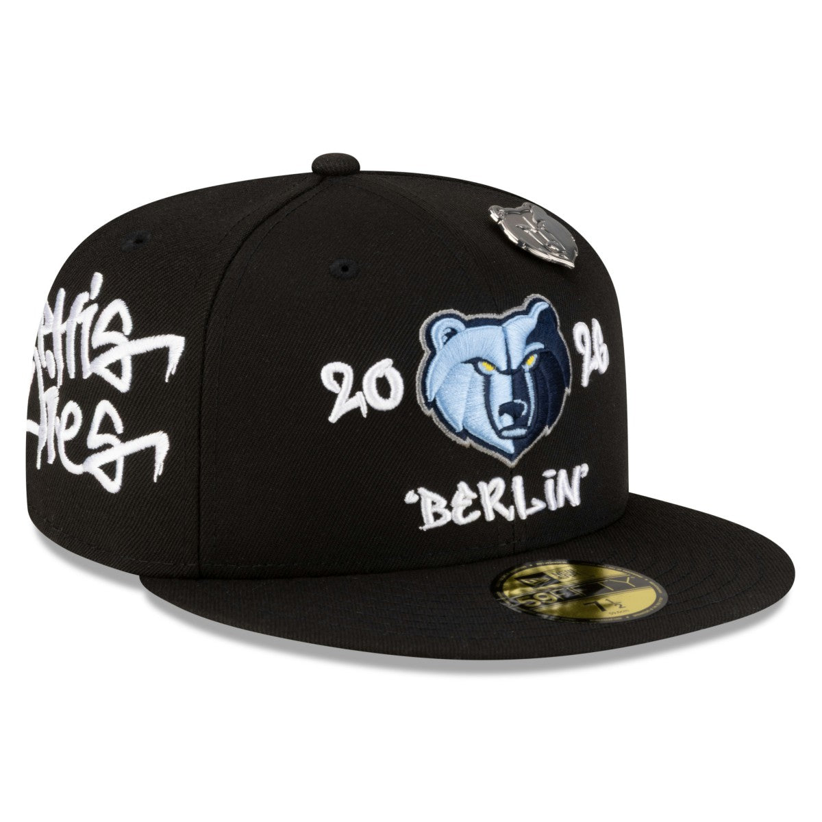 New Era Memphis Grizzlies 2026 NBA Global Games Berlin 59FIFTY Fitted Hat Black