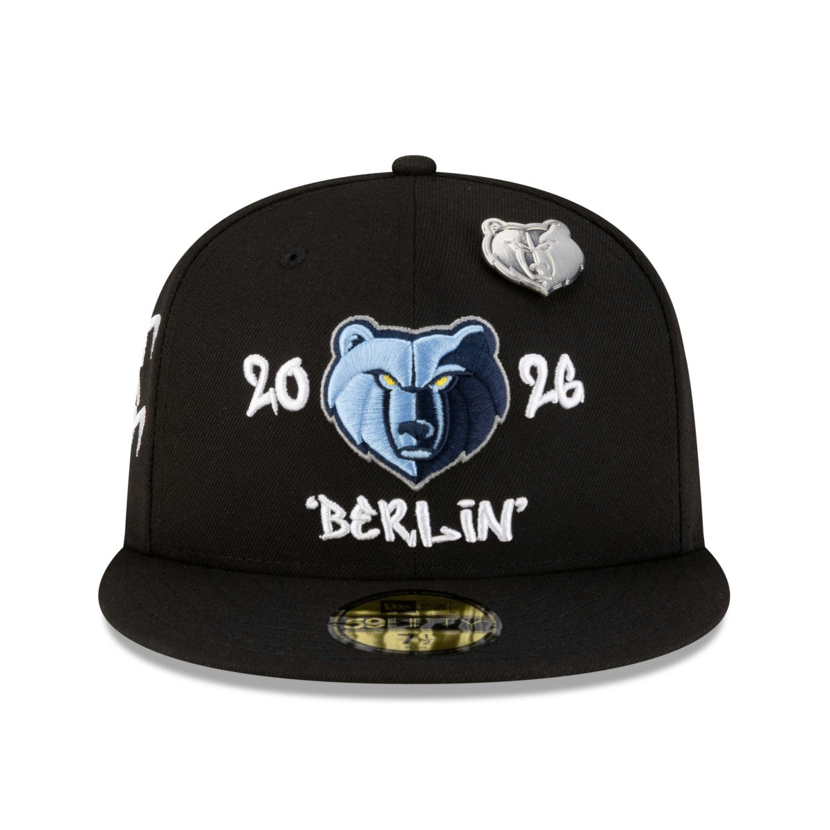 New Era Memphis Grizzlies 2026 NBA Global Games Berlin 59FIFTY Fitted Hat Black