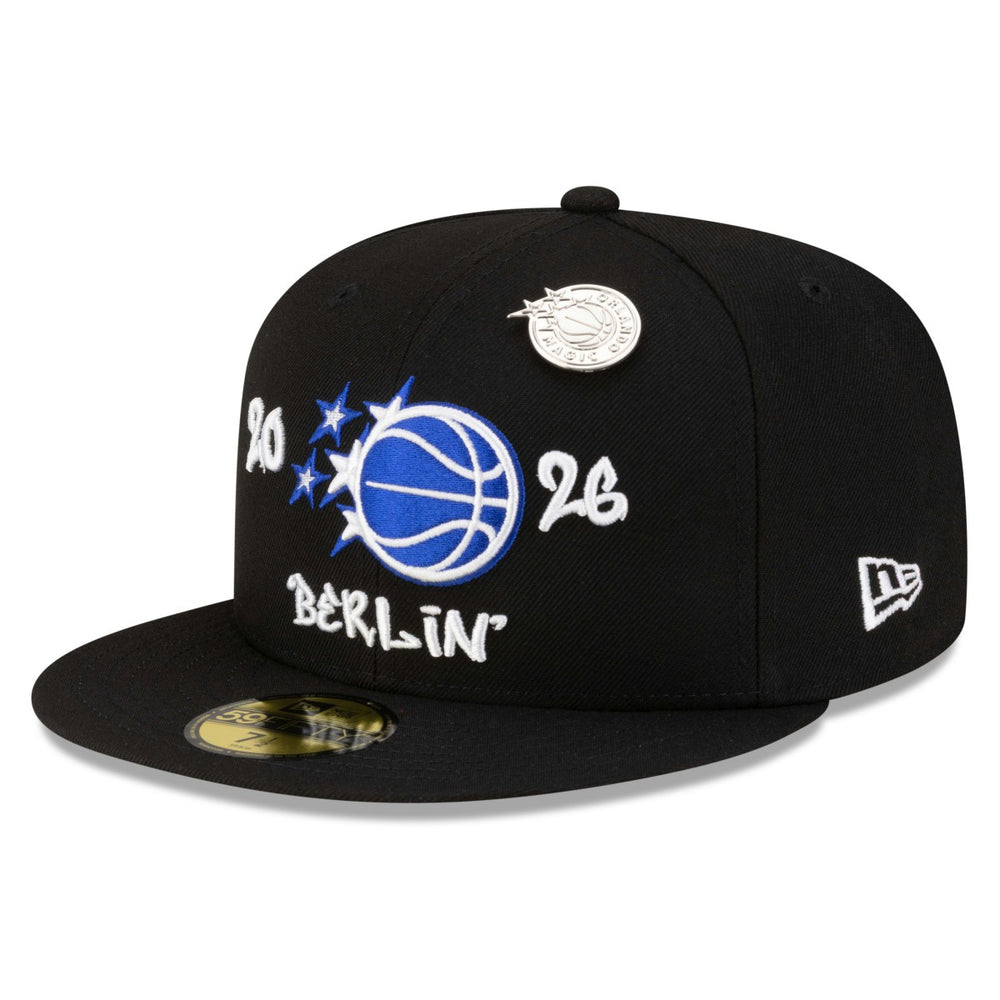 New Era Orlando Magic 2026 NBA Global Games Berlin 59FIFTY Fitted Hat Black