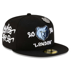 New Era Memphis Grizzlies 2026 NBA Global Games London 59FIFTY Fitted Hat Black