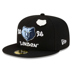 New Era Memphis Grizzlies 2026 NBA Global Games London 59FIFTY Fitted Hat Black