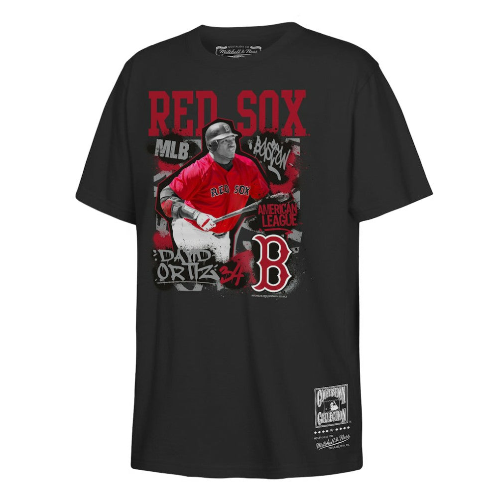 David Ortiz Boston Red Sox Mitchell & Ness Youth Cooperstown Star Moment T-Shirt for sale