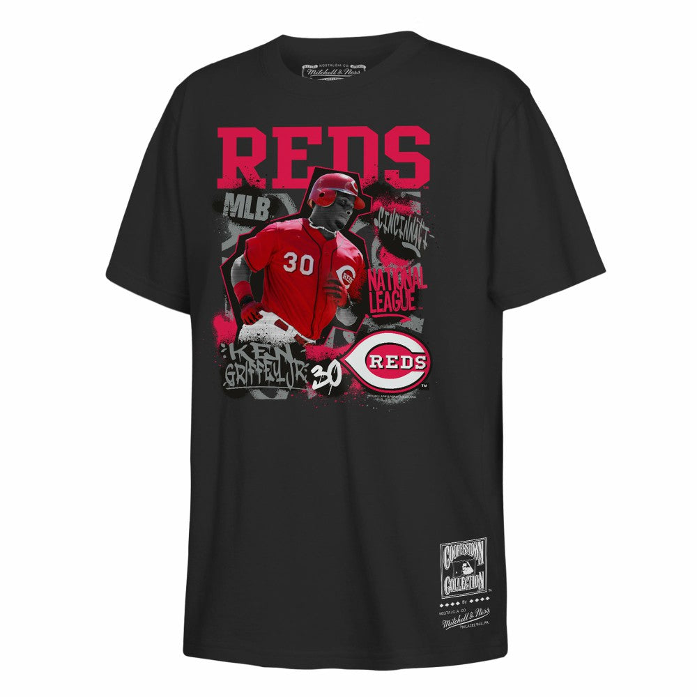 Ken Griffey Jr. Cincinnati Reds Mitchell & Ness Youth Cooperstown Star Moment T-Shirt Sale