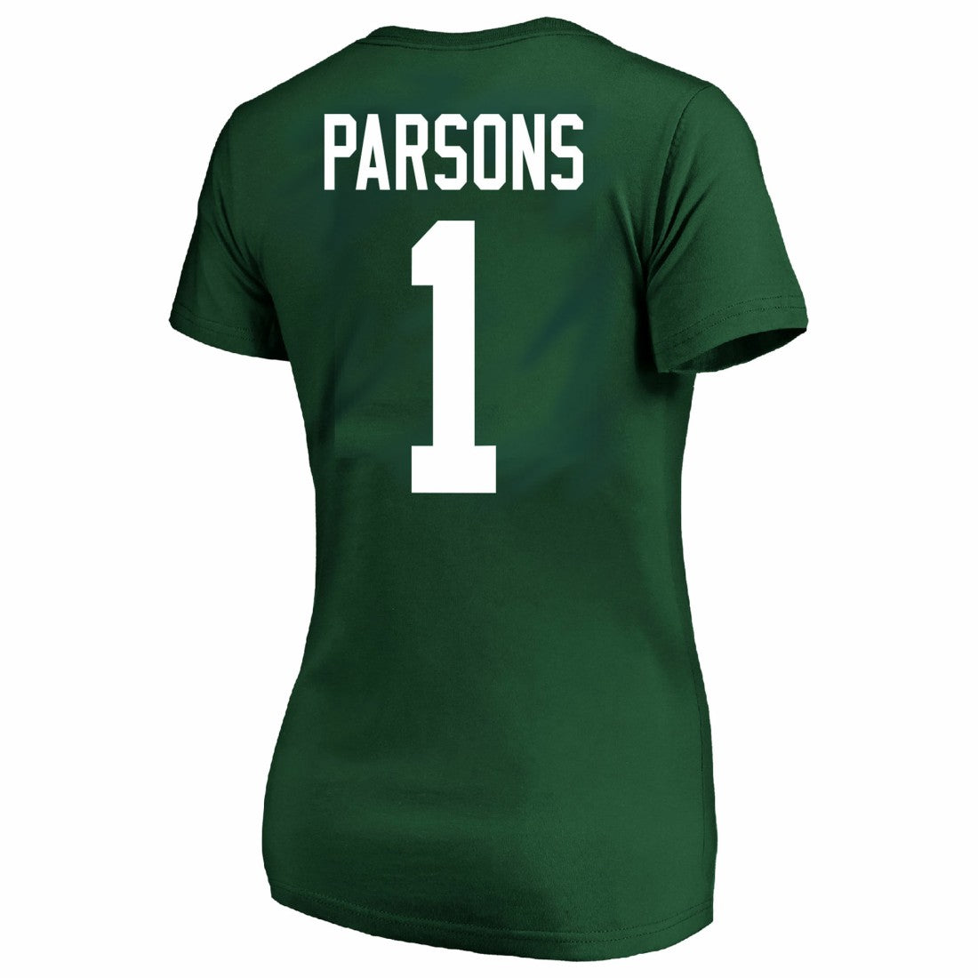 Micah Parsons Green Bay Packers Women's Plus Size Name & Number V-Neck T-Shirt - Green - Fanatics