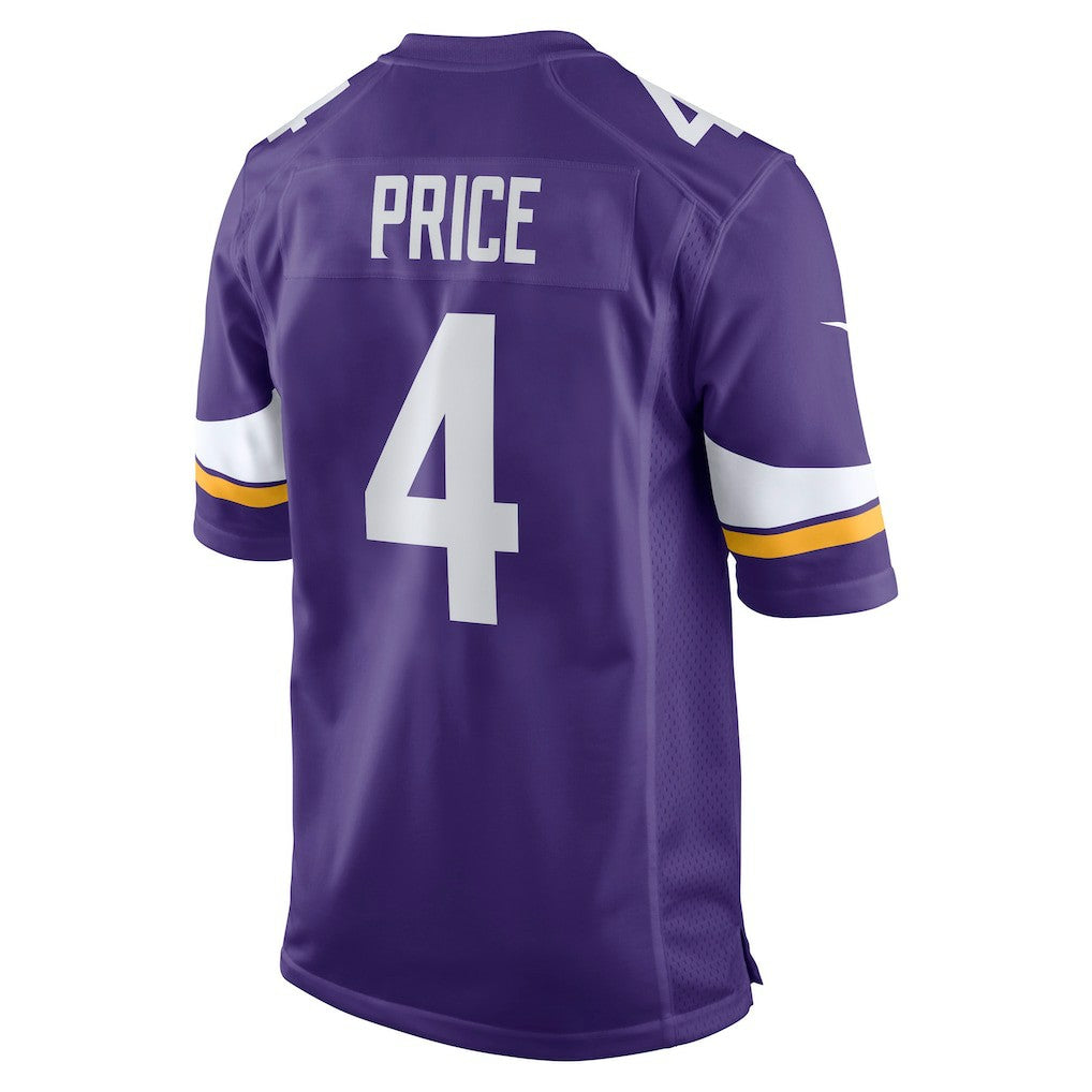 Myles Price Minnesota Vikings Team Game Jersey - Purple - Nike