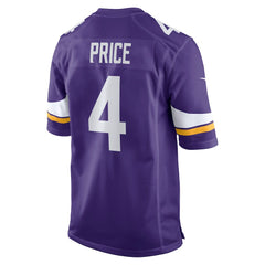 Myles Price Minnesota Vikings Team Game Jersey - Purple - Nike