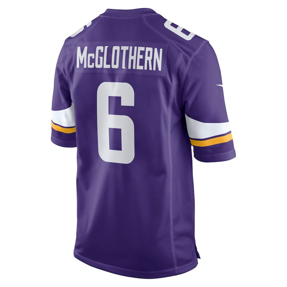 Dwight McGlothern Minnesota Vikings Team Game Jersey - Purple - Nike